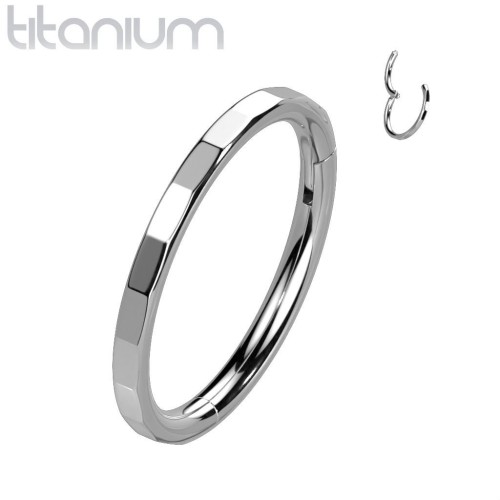 Segment kruh - helix / cartilage / tragus / septum piercing TITAN (1,2 x 10 mm)