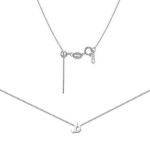 Ocelový náhrdelník s písmenem iniciála Y