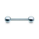 Piercing do jazyka barevný (tmavě modrý)
