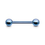 Piercing do jazyka barevný (tmavě modrý)