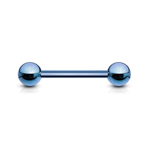 Piercing do jazyka barevný (tmavě modrý)