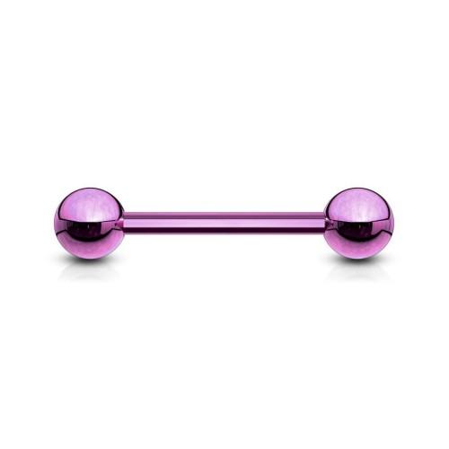 Piercing do jazyka barevný (fialový)