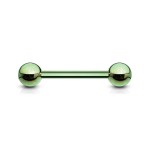 Piercing do jazyka barevný (černý)