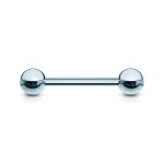 Piercing do jazyka barevný (černý)