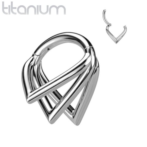 Segment kruh - helix / cartilage / tragus piercing TITAN (1,2 x 10 mm)