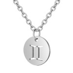 Ocelový řetízek s přívěskem znamení (vodnář)