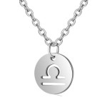 Ocelový řetízek s přívěskem znamení (vodnář)