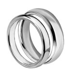 Wolframové snubní prsteny HWRTU01 4+6 mm - pár [0]