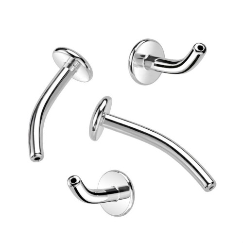 PUSH IN tyčka k piercingu do pupíku TITAN (1,6 x 10 mm)
