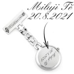 Připínací hodinky pro zdravotníky