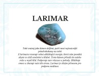 Stříbrné náušnice s larimarem