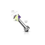 Piercing do brady labreta / cartilge (1,2 x 8 mm)