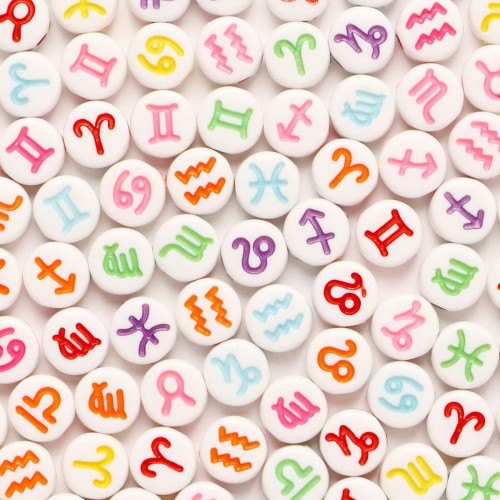 Plastový korálek - znamení (býk)