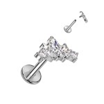 Piercing do brady - labreta TITAN, 1,2 x 8 mm [3]