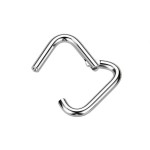 Piercing septum / helix / cartilage TITAN (1,2x 8 mm)