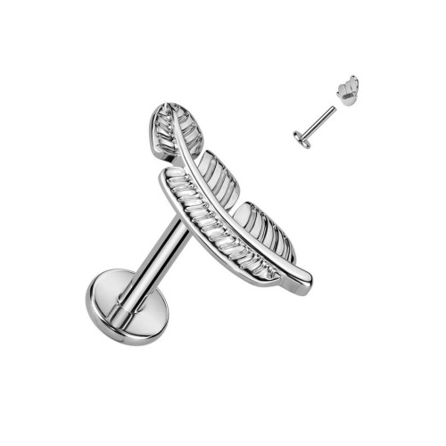 Piercing do brady peříčko TITAN (1,2 x 8 mm)