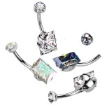 Piercing do pupíku - TITAN (vitrail medium)