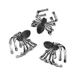 Ocelový prsten pavouk vel. 65