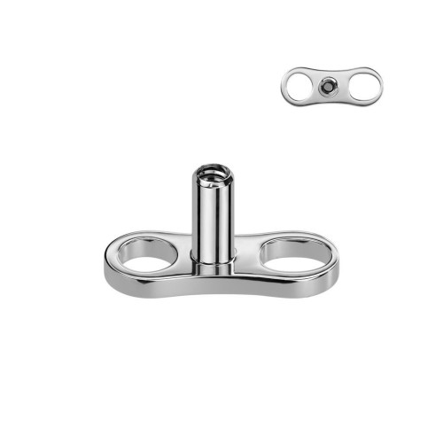 Microdermal base - kotva, závit 1,2 mm (výška závitu 2 mm)