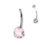 PUSH IN piercingu do pupíku TITAN (vitrail medium)