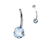 PUSH IN piercingu do pupíku TITAN (vitrail medium)