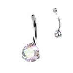 PUSH IN piercingu do pupíku TITAN (tyrkysová)