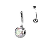 PUSH IN piercingu do pupíku TITAN (čirá)