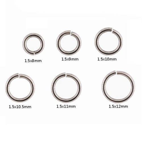 Ocelový kroužek tl. 1,5 mm (10 mm)