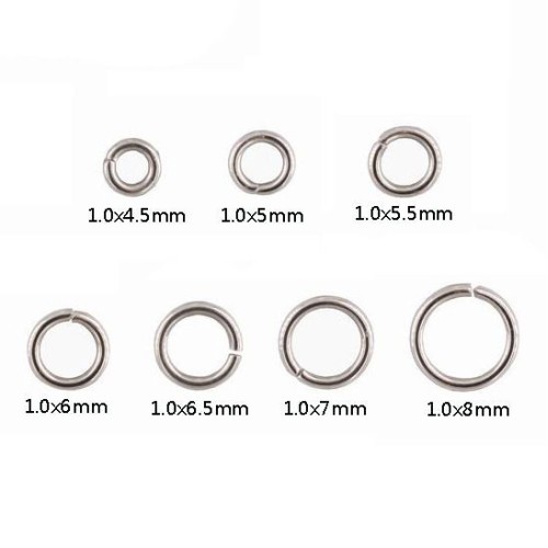 Ocelový kroužek tl. 1,0 mm (8 mm)