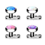 Kompletní microdermal piercing 1,6 mm (bílá)