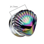 Skleněný plug do ucha lastura (12 mm)