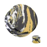 Mramorovaný plug do ucha (12 mm)