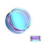 Skleněný plug do ucha (19 mm)