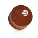 Plug mahagon wood průměr 8 mm