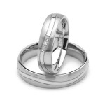 NSS3011 Dámský snubní prsten se zirkonem ocel (60) [3]