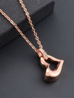 Náhrdelník - pamětní přívěsek, pietní přívěsek, přívěsek na popel srdce
