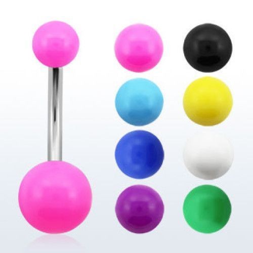 Piercing do pupíku - banánek (zelený)