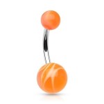 Piercing do pupíku - banánek (žlutá)