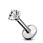 Piercing do brady - labreta titan, tyčka 1,2 mm (4 mm)