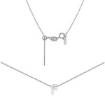 Ocelový náhrdelník PÍSMENO R [30]