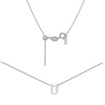 Ocelový náhrdelník PÍSMENO F [21]