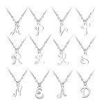 Ocelový náhrdelník, písmeno R