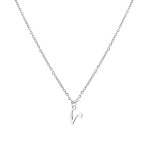 Ocelový náhrdelník, písmeno R