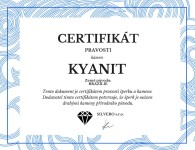 Stříbrný přívěsek s kyanitem