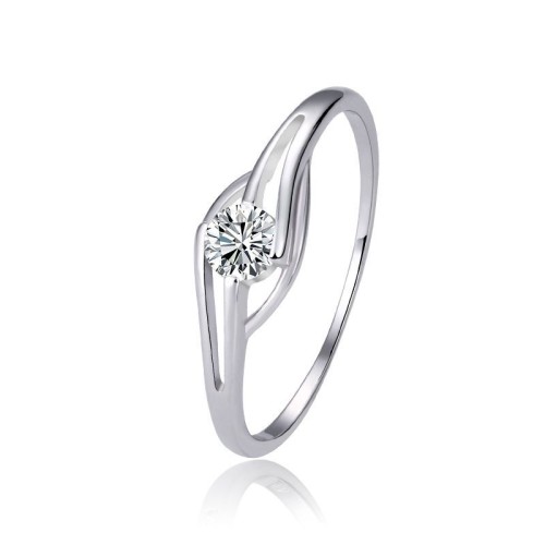 Stříbrný zásnubní prsten (60)