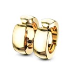 Náušnice klipsny chirurgická ocel (rosegold)