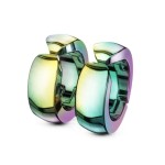 Náušnice klipsny chirurgická ocel (rosegold)