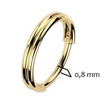 Segment kruh - cartilage / tragus / septum piercing (10 mm)