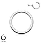 Piercing segment kruh TITAN (1,0 x 6 mm)