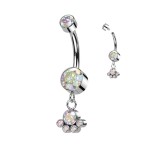 Piercing do pupíku - TITAN (čirý)